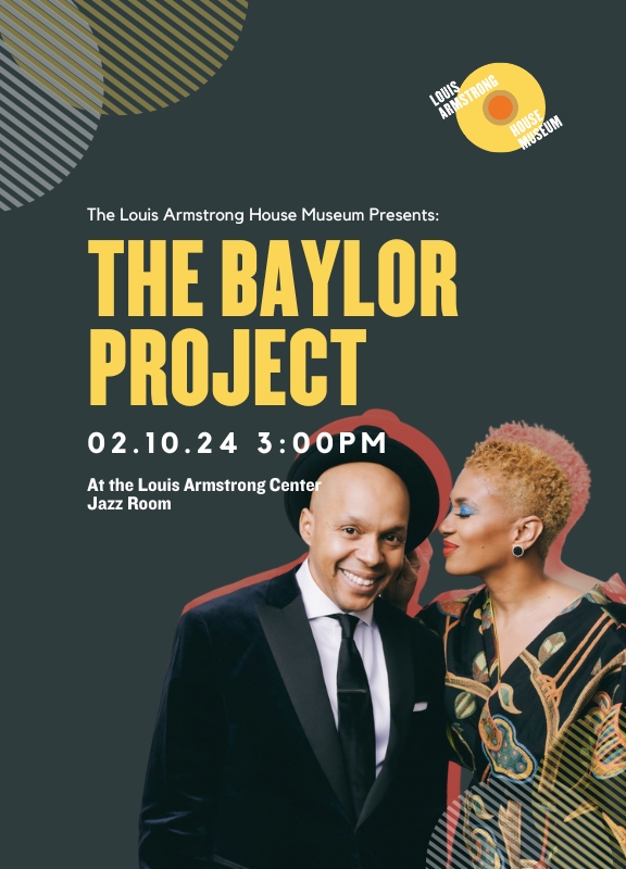 promotional poster featuring Jean and Marcus Baylor of The Baylor Project